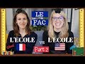 6 grosses differences entre la Fac française et l'Université américaine
