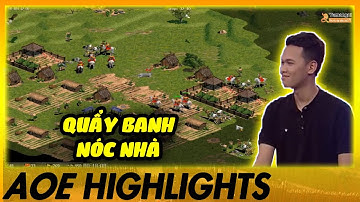 VỪA HỐC VỪA NHÀ - Chim Sẻ Đi Nắng có thế chủ lực SIÊU DỊ | AoE Highlights