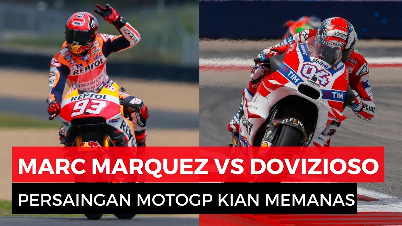 Persaingan MotoGP Marc Marquez Vs Dovizioso Memanas YouTube