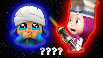 9 Pocoyo & Masha "Are you sick? Sick!" Sound Variation in 46 Seconds!