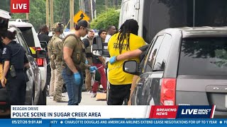 Police, FBI presence seen in northeast Charlotte