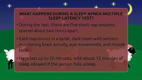 What Happens During A Sleep Apnea Multiple Sleep Latency Test? - Sleep Apnea Support Network