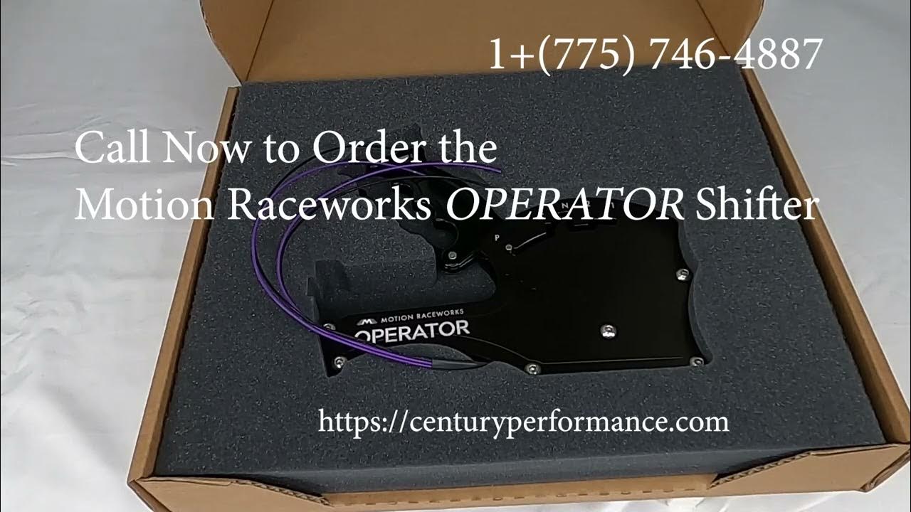 Motion Raceworks OPERATOR Powerglide Shifter - YouTube