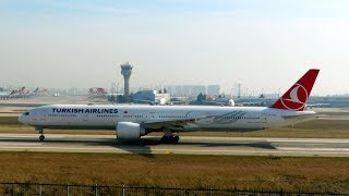 Türk Hava Yolları | Turkish Airlines Boeing 777 kalkış Istanbul Atatürk Havalimanı Resimi