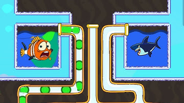 Rescue fish game hard level | Noob vs Pro | Android Gameplay