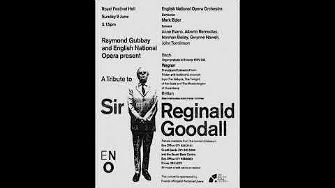 A Tribute to Sir Reginald Goodall (1991) Elder; Ev...