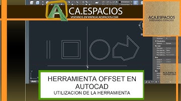 COMO UTILIZAR LAHERRAMIENTA OFFSET EN AUTOCAD, DESFASE DE LINEAS PARALELAS