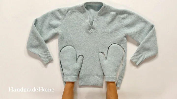 Felted-Sweater Hand Mittens - Handmade Home - Mart...