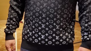 Louis Vuitton LVSE Monogram Degrade Crewneck Black/White – Tenisshop.la