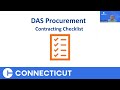 CTAPEX &amp; CTDAS: Contract Ready Checklist for Doing Business with the State