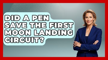 Did A Pen Save The First Moon Landing Circuit? - Firsts of the World