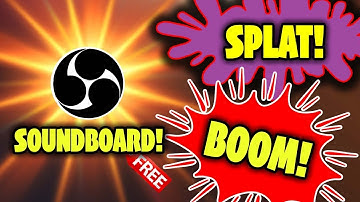 Soundboard in OBS FREE!! Easy setup