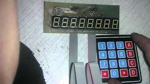 вывод на индикаторы информации