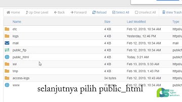 How to upload File on cPanel - cara mengupload file di cpanel