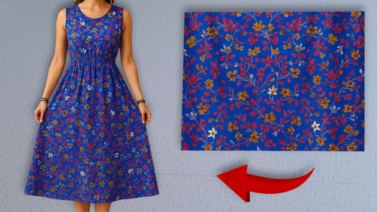 ✅ Your Favorite Summer Dress✂️ The easiest way to sew a stylish dress💃Sew  a Beautiful Dress