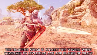 Lore wise : how powerful is the draupnir spear compared to other weapons  like mjolnir, the leviathan axe , the blades of chaos , gungnir etc :  r/GodofWarRagnarok