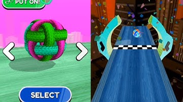 Going Ball  vs Reverse Speed Run   Walkthrough ,iOS Android Colour Ball Run New Update (part : 371)