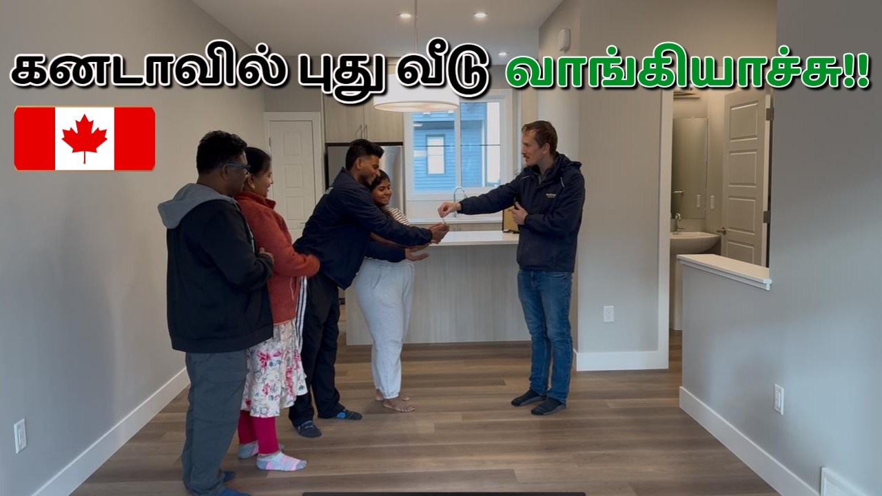 🇨🇦🏠Our new home tour in Canada 😍 | Canada house tour tamil | home tour in tamil 