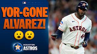 Yordan Alvarez CRUSHES a grand slam for the Astros! 🚀🤯 (Triple Crown leader in the AL!)