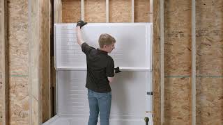 Traverse Bath &amp; Wall Set Installation