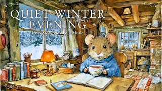 Download Lagu A Quiet Winter Evening ❄ | Cozy Storybook Folk Music MP3