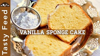 Vanilla sponge cake recipe in Air fryer | Easy and Quick Recipe by Tastyfeed
