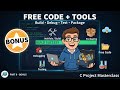 C Project Masterclass (Part 8 Bonus) 💻 | Make Build, Packaging, Debugging Testing & Get Free Code