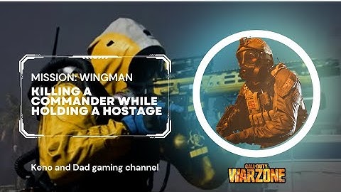 DMZ mission: WINGMAN (killing a commander while holding a hostage) EASY