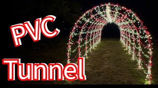 How to build a Christmas archway tunnel out of PVC