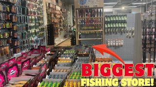 Exploring The BIGGEST Fishing Store!