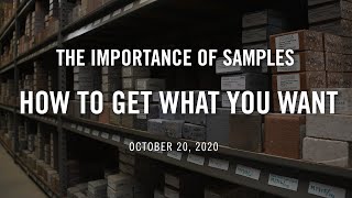 Let's Get Technical - The Importance of Samples