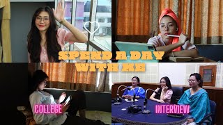SPEND A DAY WITH ME| Interview |College | Class| Shopping | Strela | Vlog