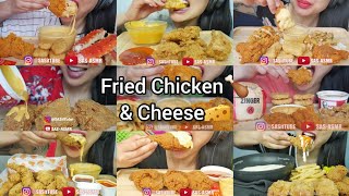 ASMR Fried Chicken \u0026 Cheese😍🍗🧀 SAS-ASMR❤ Compilation Mukbang Video