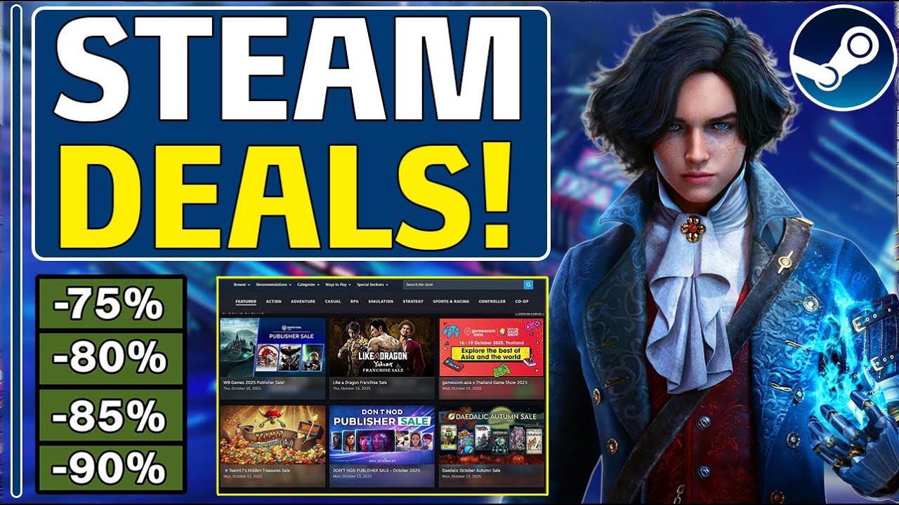 Экономьте по-крупному на последней распродаже Steam со скидками до 90%!