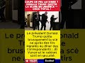 Trump quitte la scène en panique ? #breakingnews