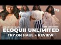 Eloquii Unlimited try on haul, unboxing and review | The Hangry Woman