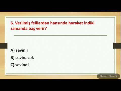 3 cü sinif sınaq imtahanı 07 02 2021 Ana dili suallarının izahı