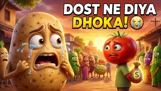 The Tomato Betrayed His Best Friend 😢 | Emotional Village Story