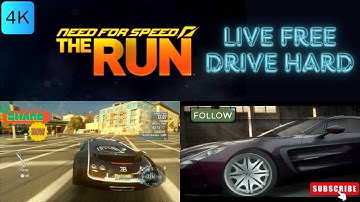 4K || NFS : The Run || Challenge Series || East Coast Express- Live Free Drive Hard || BY TOMG4K