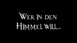 Video thumbnail of "Massendefekt - Wer in den Himmel will Lyrics"