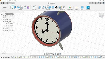 CREATE A CLOCK WITH BASIC KNOWLEDGE IN FUSION 360