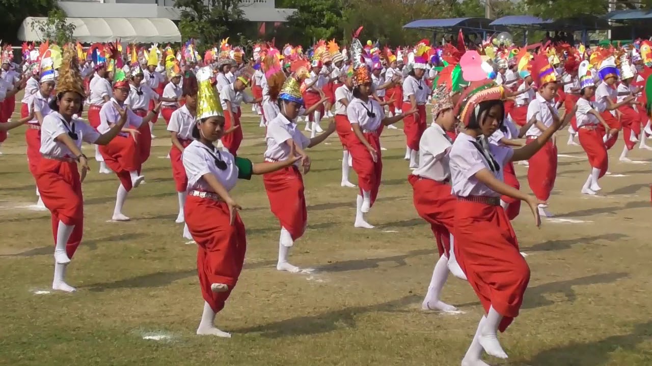 ระบำไก่ ร ร วัดดอนไก่เตี้ย ปีการศึกษา 2562