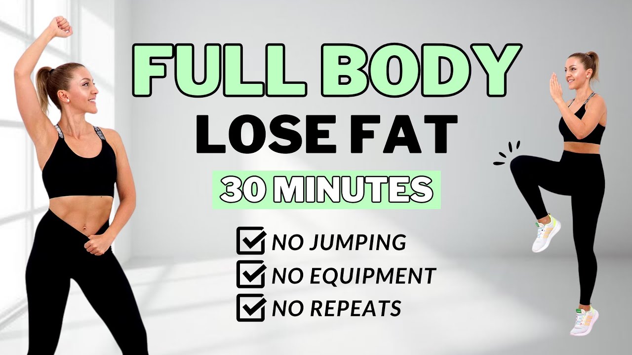 🔥30 MIN INTENSE CARDIO HIIT + ABS Workout🔥ALL STANDING🔥No Equipment🔥Full Body Home Workout🔥