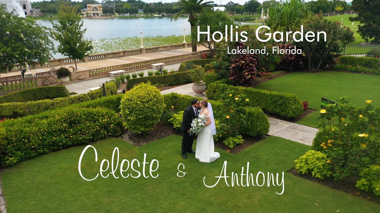 Wedding By Drone Teaser Hollis Gardens Lakeland Florida Youtube