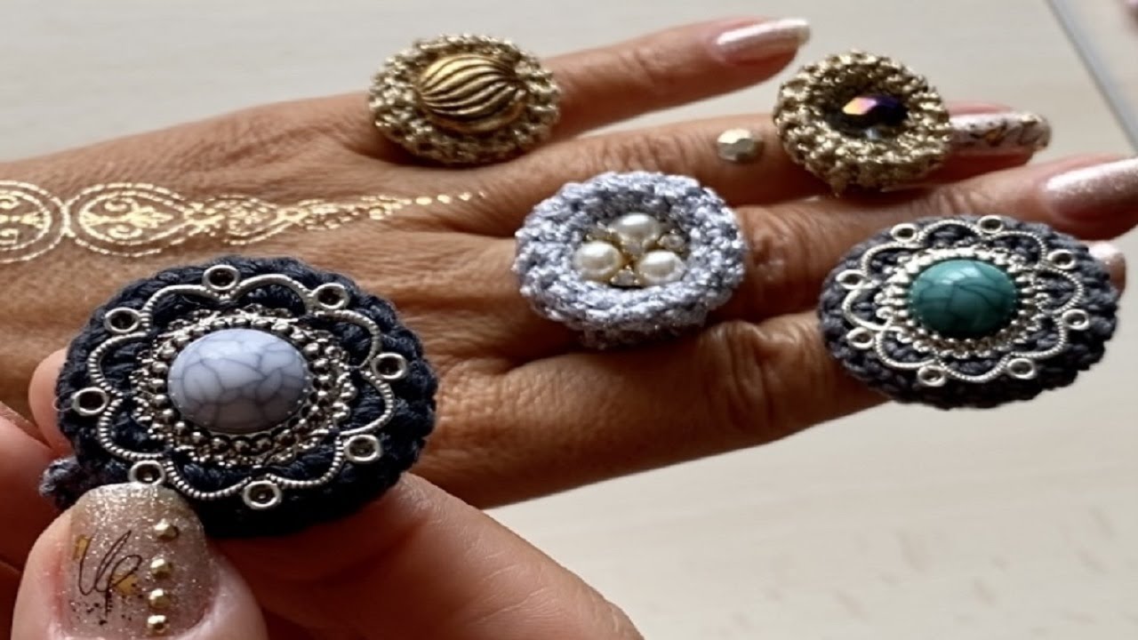 ANILLO A CROCHET INCREIBLEMENTE FÁCIL