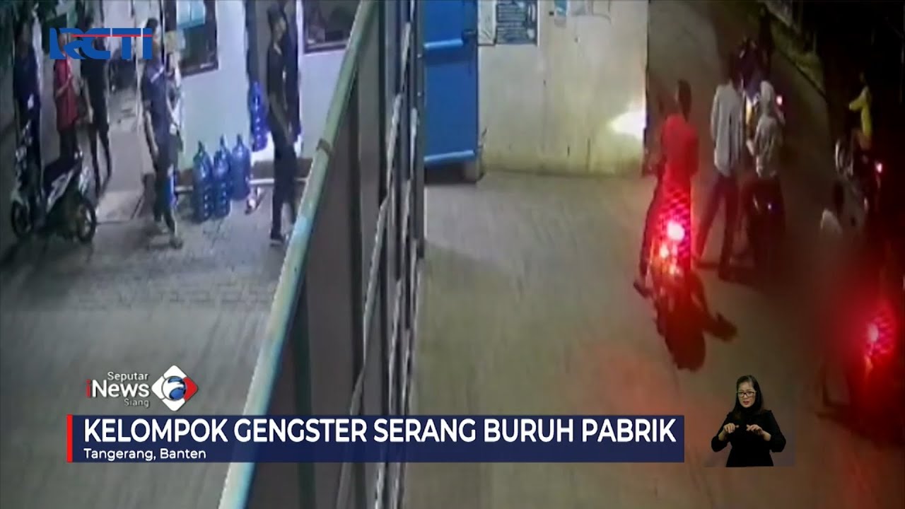 Kelompok Gengster Serang Buruh Pabrik di Tangerang, Banten #SeputariNewsSiang 25/07