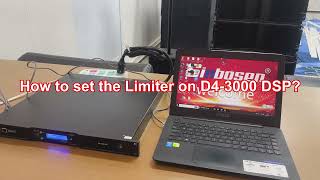 How to set the limiter on D4-3000 DSP Digital Amplifier #amplifier #classdamplifier