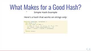 5  Writing Our First Hash Function