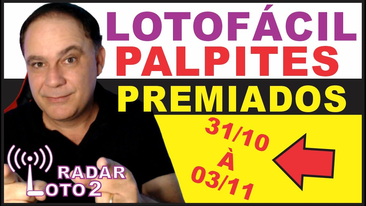 PALPITES PREMIADOS Lotofácil 2654