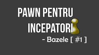Bazele - Pawn Pentru Incepatori | #1
